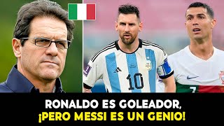 ¡FABIO CAPELLO NO SE CALLA Y DICE UNA VERDAD AL MUNDO SOBRE MESSI [upl. by Carma]