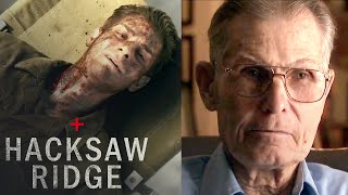 The End of the Battle amp Interview w the Real Desmond Doss Scene  Hacksaw Ridge [upl. by Rees]