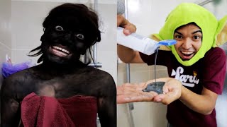 EL SHAMPOO NEGRO DE LARIN SALIO MAL 😭  NUEVOS VIDEOS DE LARIN Brandon Rattan y Brennen Van [upl. by Ottilie252]