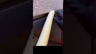 Backer rod tape and caulking  waterproof window [upl. by Towny]