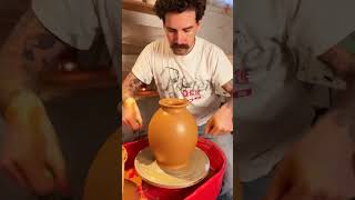 6lbs of clay 🦉 pottery asmr [upl. by Dylan]