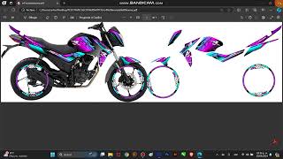 SUBLIMACION PACK DE MOTOS CALCOS [upl. by Letreece52]