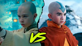 Avatar Live Action Versus🔥  10 comparisons between The last airbender and Avatar of Netflix 2024 [upl. by Ocsicnarf281]