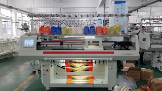 Intarsia collar knitting machine  Tongxing brand [upl. by Shorter]