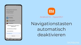 Navigationstasten automatisch deaktivieren  Xiaomi Android 14  HyperOS 1 [upl. by Roswald94]