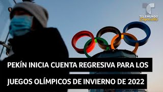 Pekín comienza cuenta regresiva para los Juegos Olímpicos de Invierno de 2022  Telemundo Deportes [upl. by Krenn661]