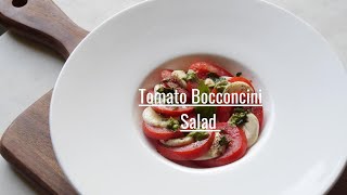 Italian Tomato Bocconcini Salad  Easy to make at home  Good For Weight Loss [upl. by Plusch]