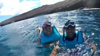 Snorkeling Molokani Crater Maui Hawaii [upl. by Yrollam]