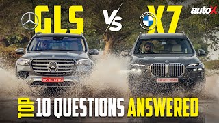 2024 BMW X7 vs Mercedes GLS Comparison Review  Finding the Winner in 10 Simple Questions  autoX [upl. by Oiracam497]