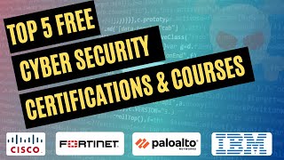 Top 5 Free Cyber Security Certifications for Beginners [upl. by Yssor]