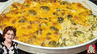 Old Fashioned Broccoli Cheese amp Rice Casserole  Cooking from Scratch  Mamas Southern Recipes [upl. by Leonie921]