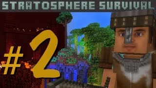 Minecraft  Stratosphere Survival с Карном Часть 2 [upl. by Hasty620]