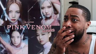 These BLACKPINK Pink Venom Concept Teasers Are SOMETHING ELSE Reaction [upl. by Greenwald]