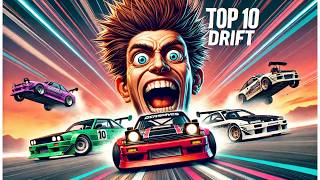 TOP 10 JEUX DRIFT VOITURE 2024 [upl. by Ylebmik]