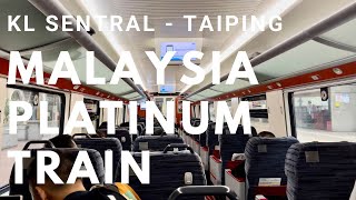 ETS Platinum Train Travel in Malaysia KL Sentral to Taiping in Business Class [upl. by Cyrill200]