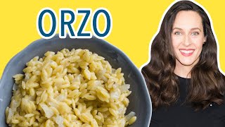 Easy Creamy Orzo Recipe  How to Make Orzo  What is Orzo [upl. by Modnar227]