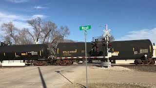 Kinkaid Ave railroad crossing Witchita KS [upl. by Nauqad35]