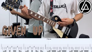 Linkin Park  Given Up Guitar Cover  FREE Tabs [upl. by Yenwat]