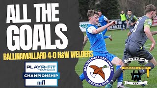 ALL THE GOALS Ballinamallard 40 HampW Welders January 20th 2024 [upl. by Kieger]