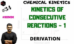 KINETICS OF CONSECUTIVE REACTIONS  STEADY STATE APPROXIMATION  RATE LAW  CHEMICAL KINETICS [upl. by Roid]