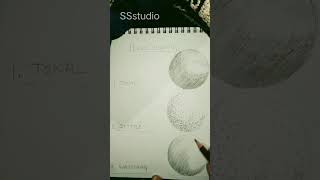 Types of pencil Shading l subscribe l Youtube l Sketch n stroke studio [upl. by Llehcim]