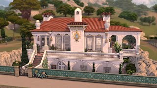 Villa Azul  The Sims 4 Speed Build  CC [upl. by Howland]