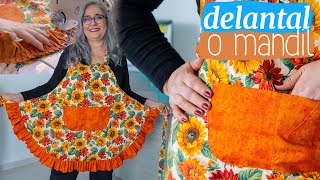 DELANTAL LINDO para ti para regalar o para vender [upl. by Neelia572]