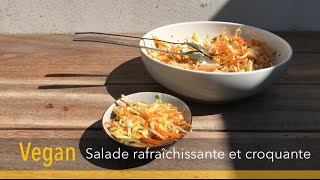 Salade rafraîchissante de chou chinois [upl. by Prichard]