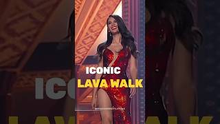 Iconic Lava walk of Catriona GrayFailed as Miss World but later became Miss UniverseNISHA THAKRAN [upl. by Aleemaj]