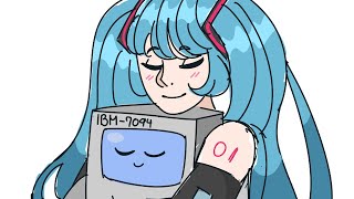 ibm 7094  hatsune miku  daisy bell duet [upl. by Aiykan195]