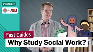 Why Study Social Work College Majors  College Degrees  Study Hall [upl. by Ahsenot]