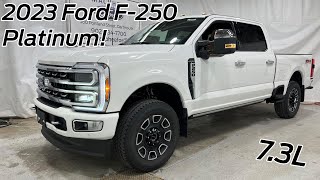 2023 Ford F250 Platinum w73L Godzilla V8  4K [upl. by Ecinrahs]