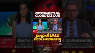 Que esfrega hein janja 🤣🤭 Não escapou nem da Globo foralula e leva essa deslumbrada junto [upl. by Annaeed]