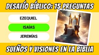 15 Preguntas sobre SUEÑOS y VISIONES en la BIBLIA ¡Pon a prueba tu CONOCIMIENTO [upl. by Noakes]