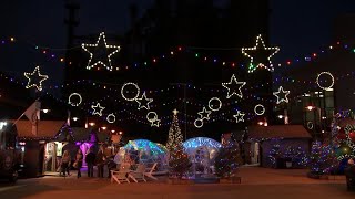 Christkindlmarkt draws tens of thousands of visitors to Bethlehem [upl. by Aenyl]