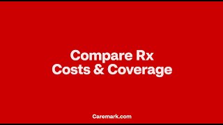 Compare Rx costs amp coverage [upl. by Mack]