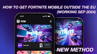 How To Get Fortnite Mobile on iPhonesiPads Outside The EU NEW METHOD [upl. by Mohandas]