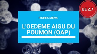 UE 27  Loedème aigu du poumon [upl. by Alessig]