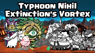 The Battle Cats  Typhoon Nihil  Extinctions Vortex Merciless [upl. by Majka128]