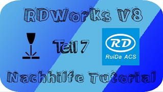 RDWorks v8 Tutorial  Text Schriftarten und Zeichenabstand  Deutsch 7 [upl. by Pryce]