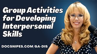 Group Activities for Developing Interpersonal Skills  Counselor Toolbox Episode 166 [upl. by Alyse]