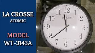 How to Set Up La Crosse Atomic Clock Correctly Model WT3143S [upl. by Alleon]