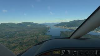 Landing in Ketchikan Alaska  PAKT KTN  Ketchikan International Airport  flight alaska [upl. by Niveek257]