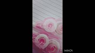 Correction tape youtube stationery [upl. by Mozes]