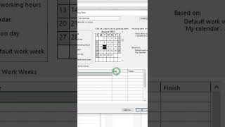 How to create a new calendar in MS Project Pro msproject oberemokii microsoftproject [upl. by Lin]