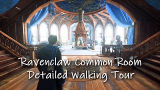 Ravenclaw Common Room Detailed Walking Tour  Hogwarts Legacy [upl. by Bowne285]