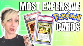 Top 10 Most EXPENSIVE Pokemon Cards in the WORLD [upl. by Nemzzaj148]