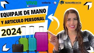 EQUIPAJE de MANO para Viajar en Avión 2024 ¨✈️ [upl. by Senaj762]