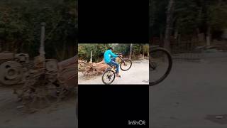 How to make a while cycle mtb mtbcycle bicyclevideo cycling cyclerider cyclewheelie mtbpro [upl. by Ruenhs]