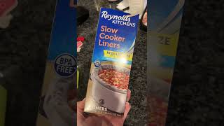 Slow Cooker Liners Regular Fits 38 Quarts 4 Count I Product Review [upl. by Rodama]